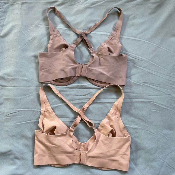 True & Co unlined underwire convertible bra set 32DD - Picture 2 of 14